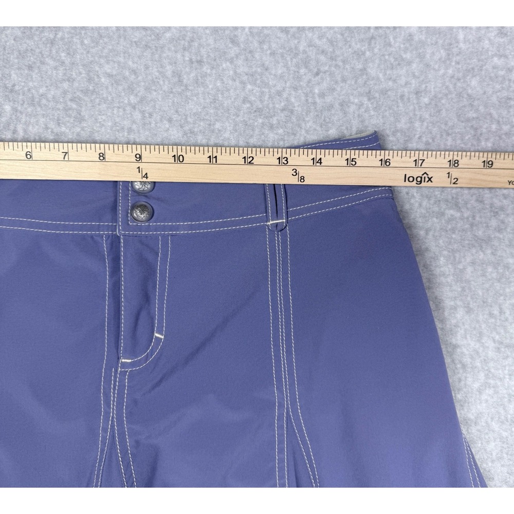 Athleta Skort Women 8 Purple Excellent Pleated Activewear Contrast Stitching - Picture 10 of 12